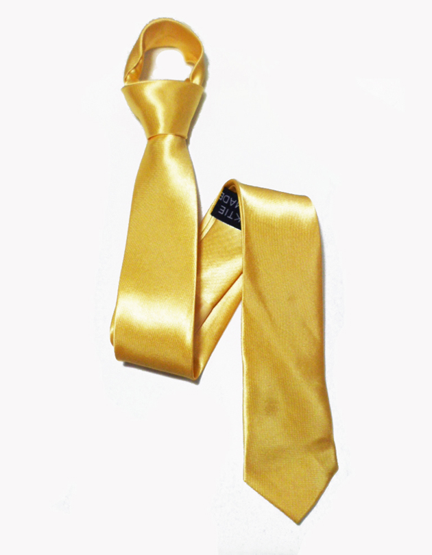 Skinny Tie in Yellow